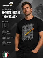 Футболка G-MONOGRAM TEES BLACK L