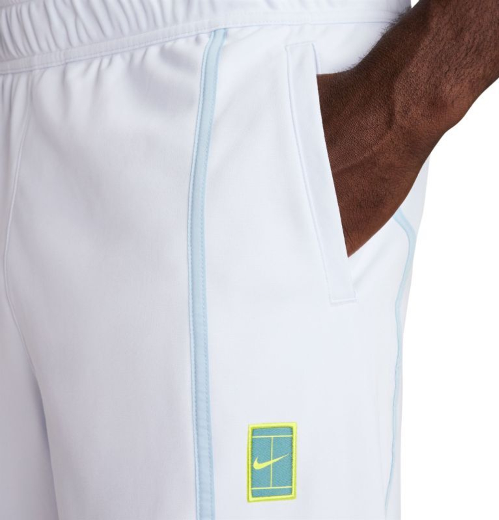 Теннисные брюки Nike Court Heritage Pants - football grey/light armory blue
