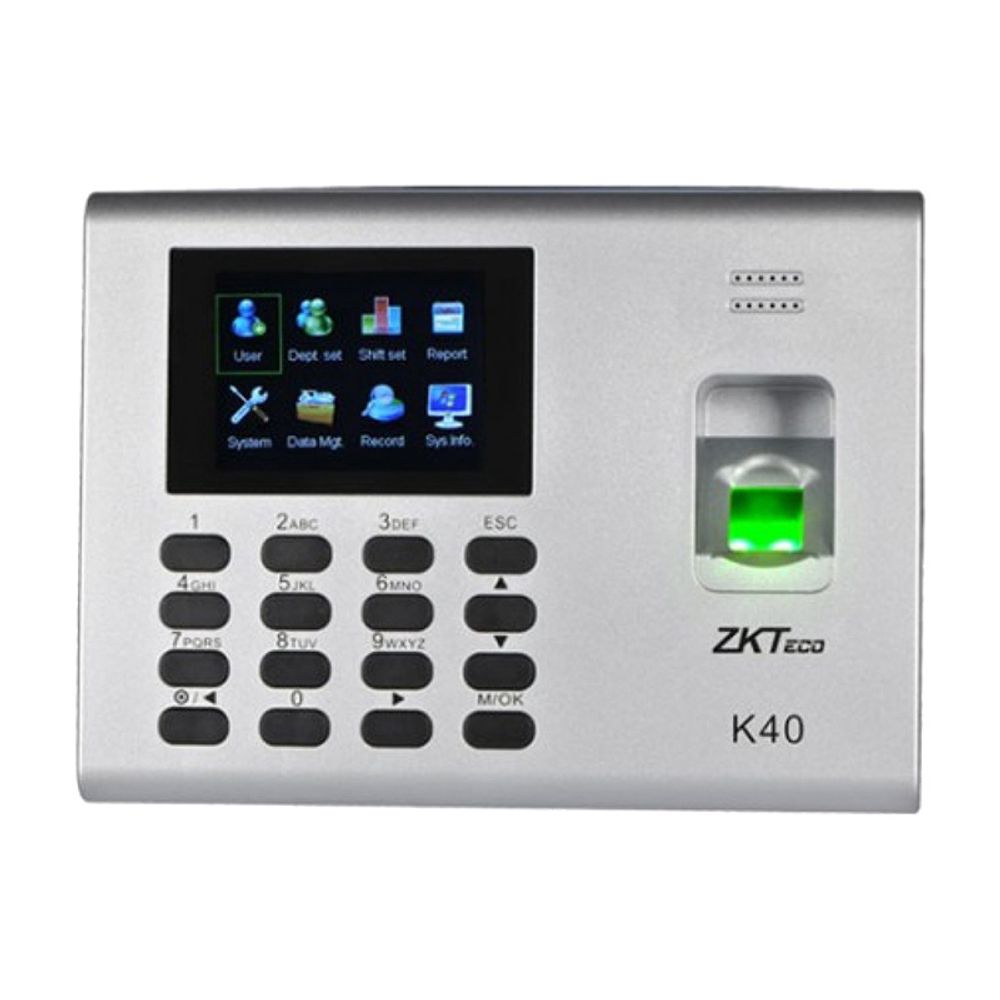 Биометрический терминал учета рабочего времени  ZKTeco K40