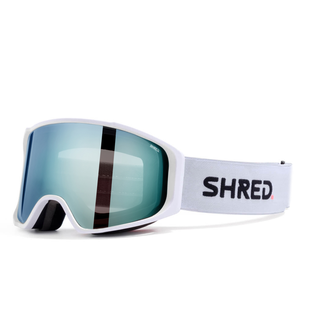 SHRED очки ( маска) горнолыжные SIMPLIFY+ PURE WHITE - CBL 2.0 ICE+CBL 2.0 GLACIER GOSIMP33E с дополнительной линзой