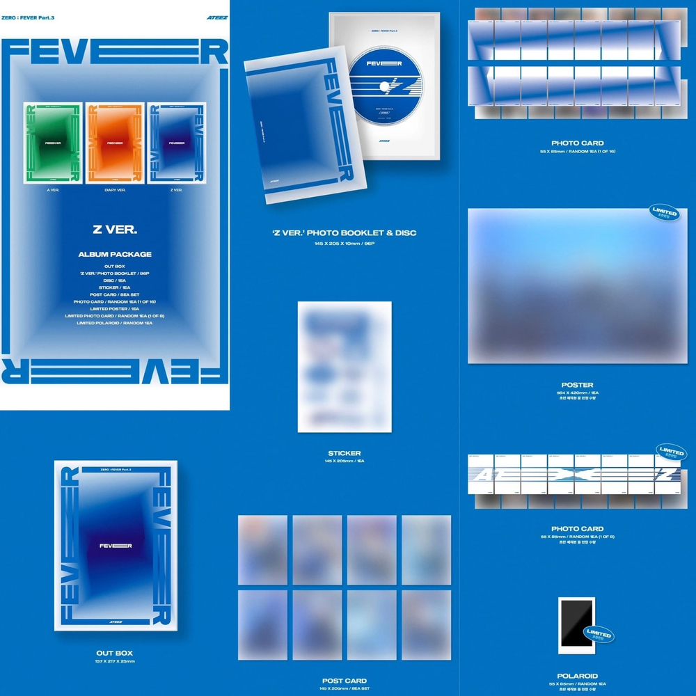 Альбом ATEEZ -  ZERO : FEVER Part.3