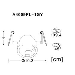 Точечный встраиваемый светильник Arte Lamp