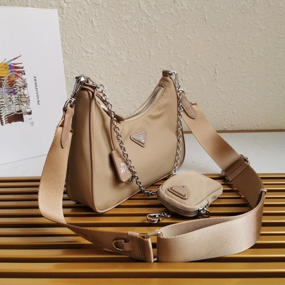 Prada beige crossbody top