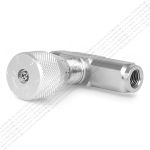 STU-G1/4-1111-1 - Дроссель трубного монтажа c рукояткой, G1/4, с обратным клапаном