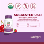 MaryRuth's, органические жевательные мультивитамины для мужчин, со вкусом вишни и малины, 60 жевательных таблеток