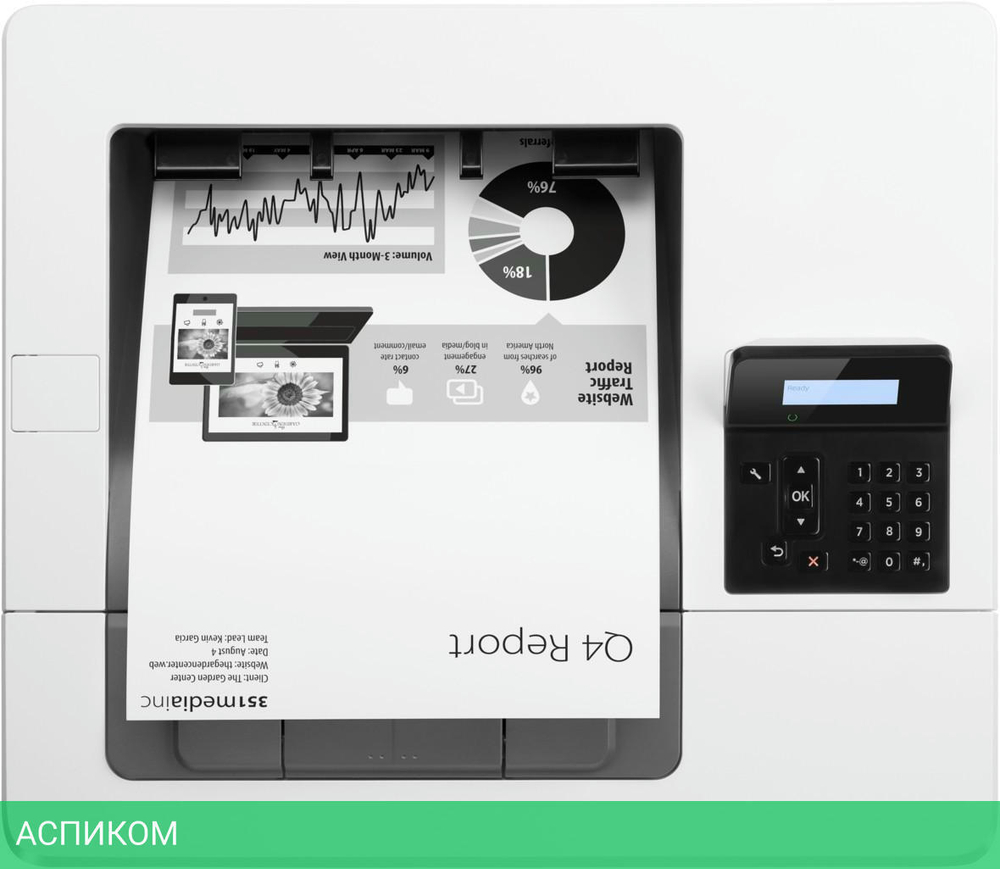 Принтер HP LaserJet Pro M501dn (J8H61A)