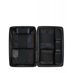 Чемодан большой Worldwide/Black Texture