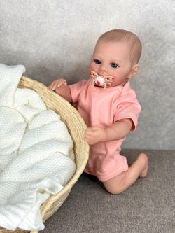 Кукла Реборн виниловая 48см в пакете (FA-822)