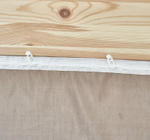 Штора портьерная Бамбук 135х260 см 1 шт жаккард, пэ 100% (коричневый)