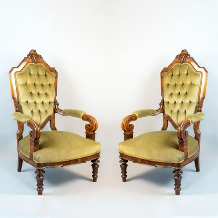 Винтаж: Кресла в стиле Луи-Филипп