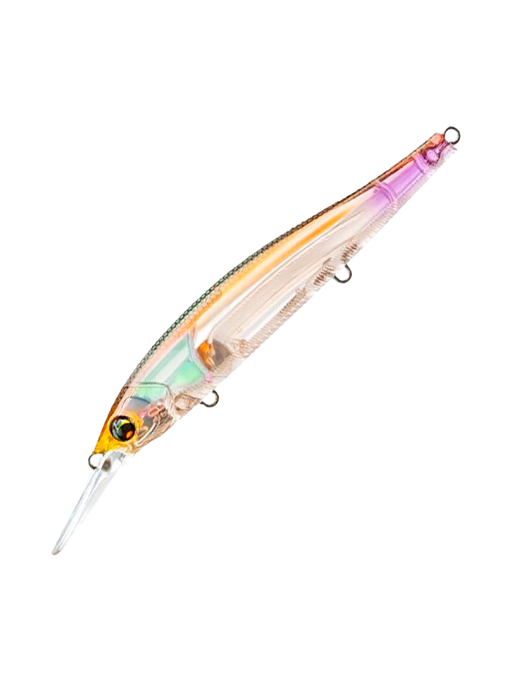 Воблер для рыбалки Duel L-Bass Jerkbait Mid 110 SF F1239 #MGSR, 110 мм, 16 г, медленно всплывающий, минноу