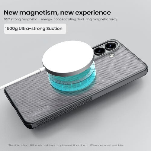 Чехол тонированный c MagSafe для Samsung Galaxy S26+ Плюс, серия Super Frosted Shield Pro Magnetic (Clear version) от Nillkin