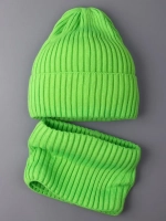 Шапка для мальчика со снудом осенняя