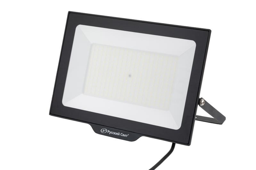 Прожектор светодиодный СДО FL 10 C 200W VW 865 BK CL 397х290х31.5мм 200Вт 6500К IP65 уличный черн. Русский Свет 15081023058