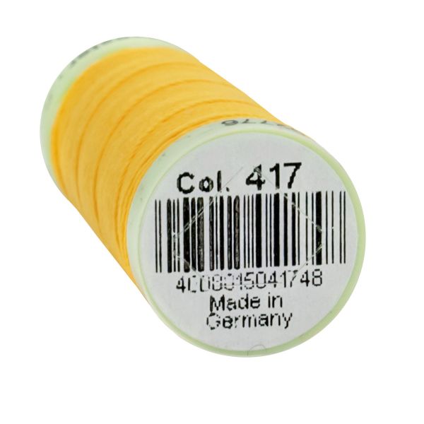 Нитки отделочные Gutermann Top Stitch 30 (30 метров), 5 кат. | 417 одуванчиковый