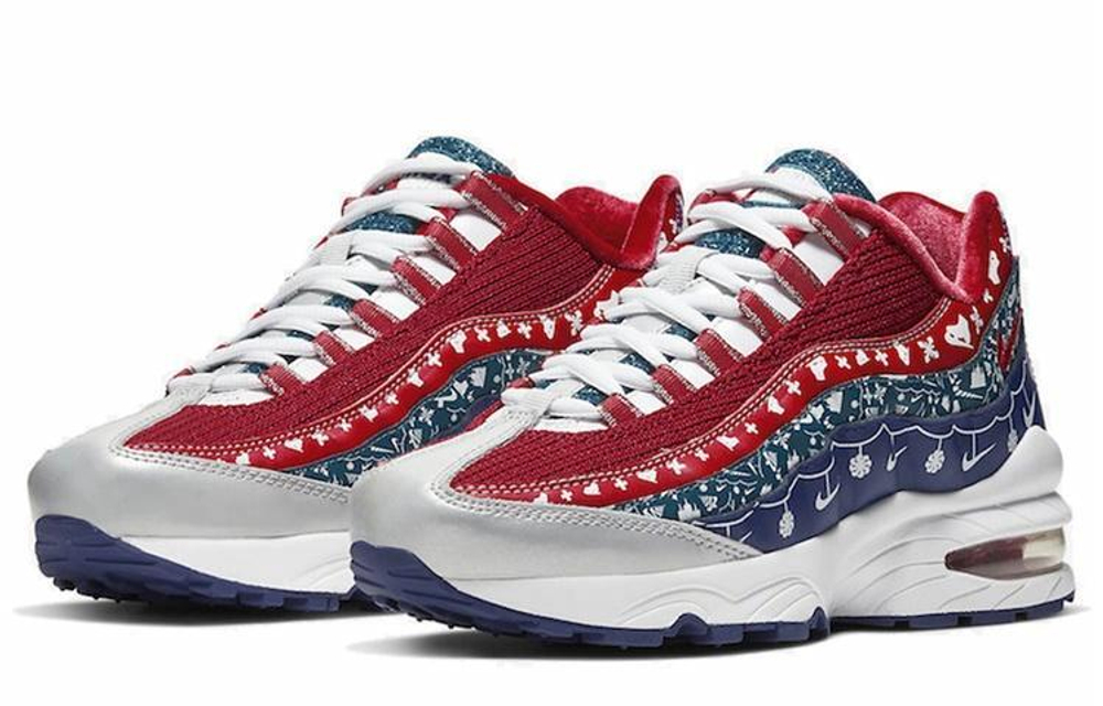 Кроссовки Nike Air Max 95 Christmas Sweater (Женская размерная сетка)