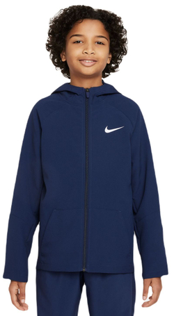 Кофта для мальчика теннисная Nike Boys Dri-Fit Woven Training Jacket - midnight nawy/midnight nawy/black/white