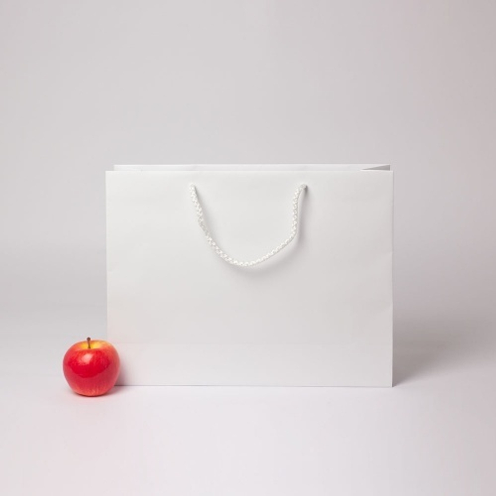 Пакет 41x31x12, белый, меловка