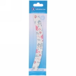 Пилка для ногтей наждачная на блистере бумеранг «Ultramarine», рисунок цвет микс,17,5*2см