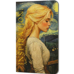 Блокнот 130х210мм. 32л. "Inspiration. Art. Notes. Ван Гог. Девушка с косой на фоне неба" (Контэнт)