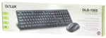 Клавиатура Delux DLD-1505 черный