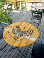 Деревянный, фигурный пазл EWA Мудрая Сова L 40x42 см