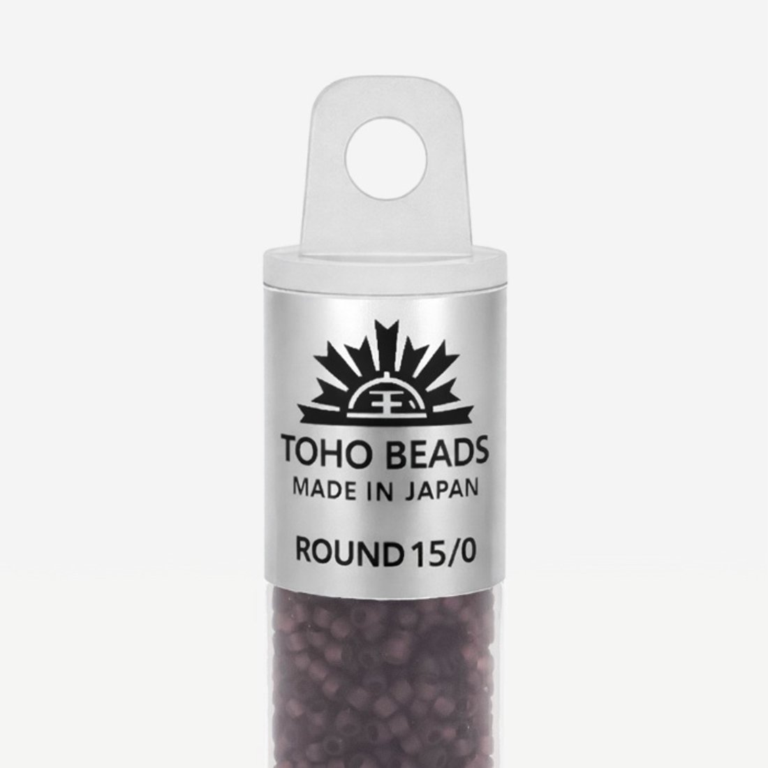 Японский бисер TOHO Round 15/0 (№6СF), прозрачный матовый