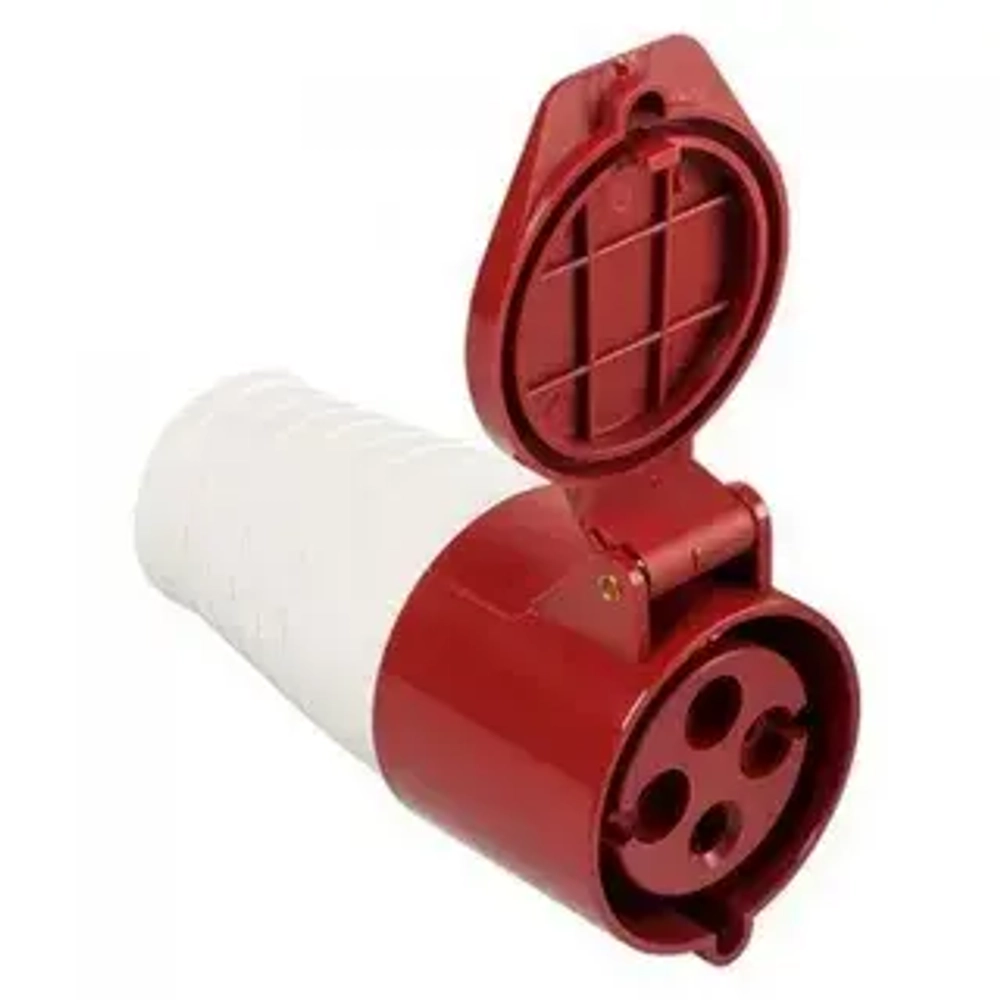 Розетка 224 переносная 3Р+РЕ 32А 380В IP44 TDM SQ0603-0013