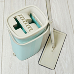 Набор для уборки Magic (ведро с отжимом 9л, швабра, насадка из микрофибры), в ассортименте