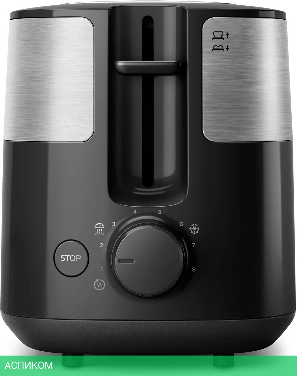 Тостер Philips HD2516 черный/стальной