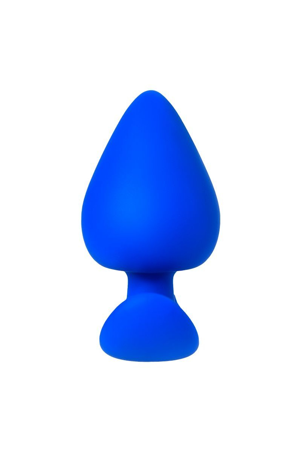 Синяя коническая пробочка из силикона - 11,5 см. (Цвет: синий)