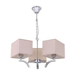 Citilux Эвора Квадро CL460231 Люстра с бежевыми абажурами