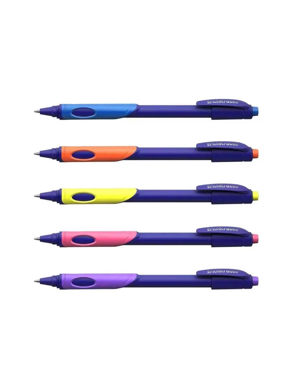 Ручка шариковая Ultra Glide ErgoLine Kids, синяя, 5 шт.