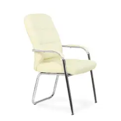 Кресло Barneo K-16 для посетителей и переговорных бежевый