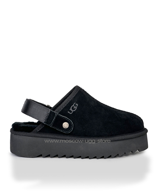 GOLDENSTAR CLOG PLATFORM- Black