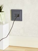 BRITE Розетка компьютерная двойная RJ45 кат.5E РК10-2-БрМ маренго IEK