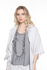 КОЛЬЕ ИЗ ЗАМШИ