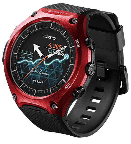 Умные часы Casio WSD-F10RD Smart Outdoor Watch