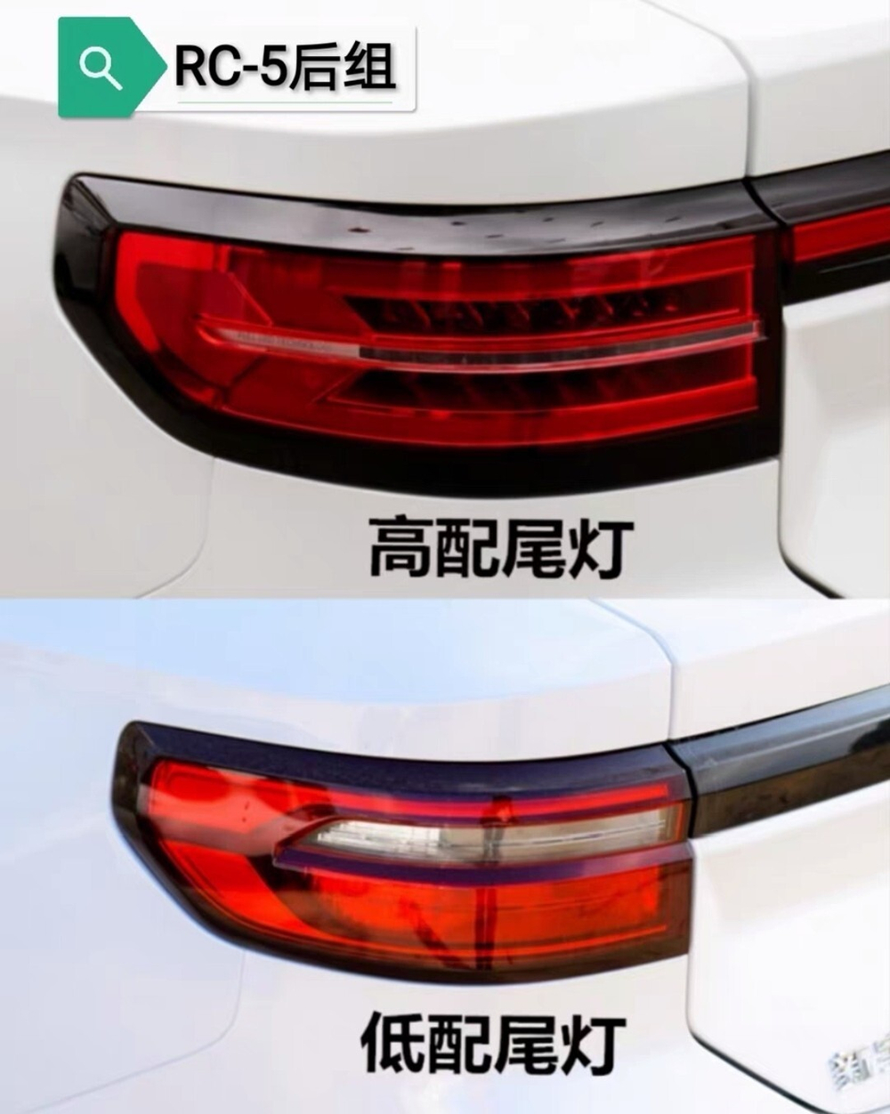 Задние фонари в сборе (LED, левый и правый) для Baojun RC5