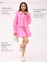 Костюм летний двойка с шортами и рубашкой