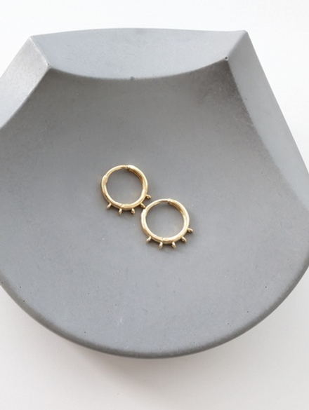 Швензы 14.5мм с петельками, позолота