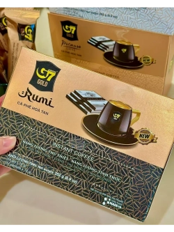 Вьетнамский растворимый кофе Премиум G7 Gold Rumi (14 стиков) 252 г