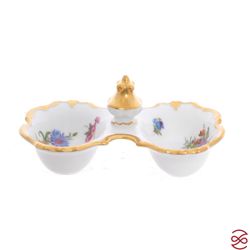 Солонка Queen's Crown Мейсенский букет