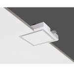 Диффузор под покраску скрытого монтажа SECRET SOFT FRAME 100/90 с приточно-вытяжным вентилятором