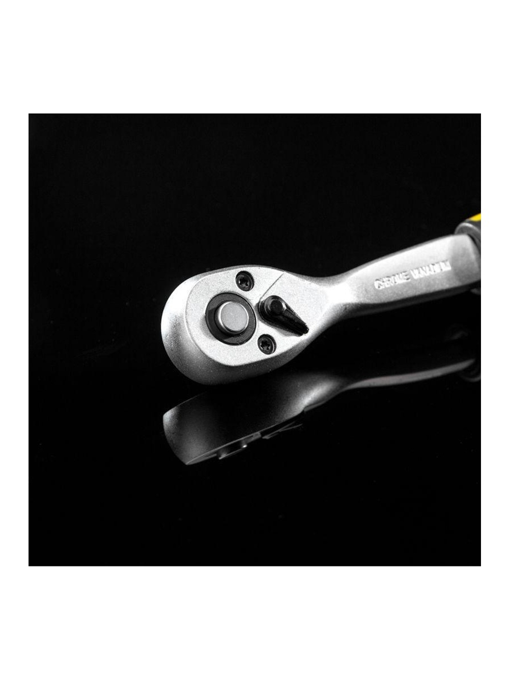 Ключ-трещотка для торцовых головок 1/4 СrV 72 зубца Kranz KR-12-8403