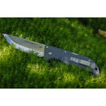 CS_20NPF Finn Wolf - нож склад., рук-ть серый пластик, клинок AUS 8A