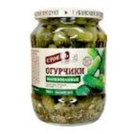 Огурцы маринованные "Стоевъ" 9-12см. с/б 700гр 1/8