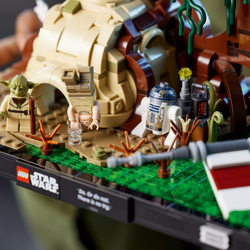 Конструктор LEGO Star Wars - Диорама: Обучение джедаев для Дагоба 75330