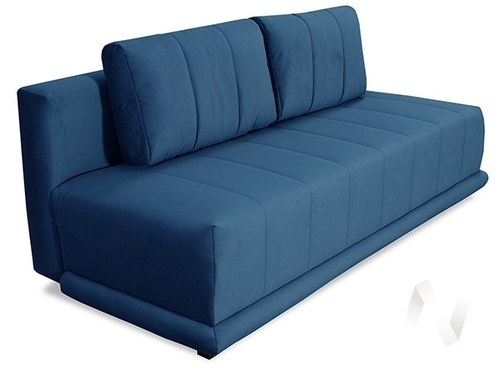Диван прямой Флорида (БД) Карат 33 (синий однотон)