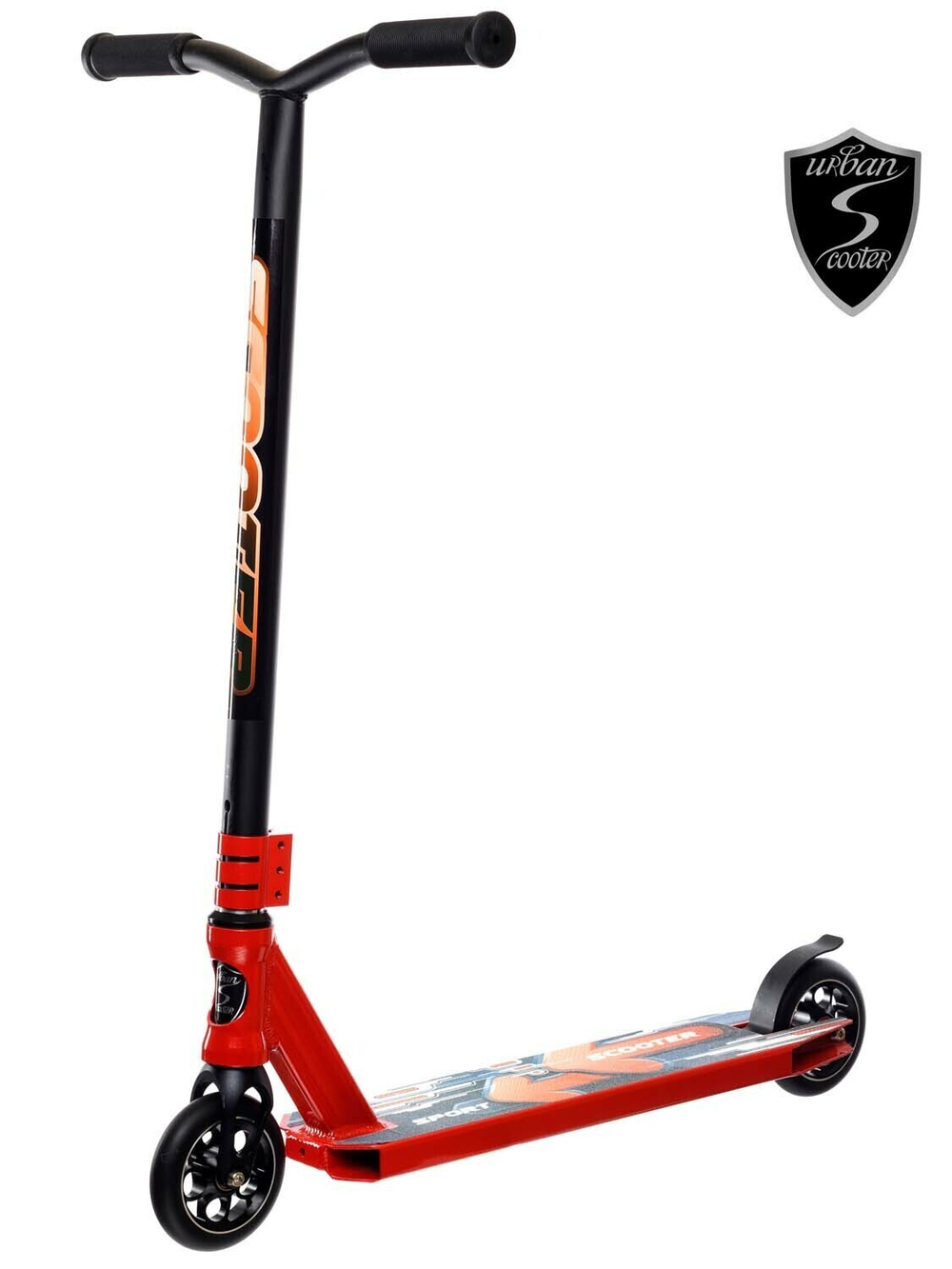 Трюковой самокат Urban Scooter Extreme 110 Print Sport красный